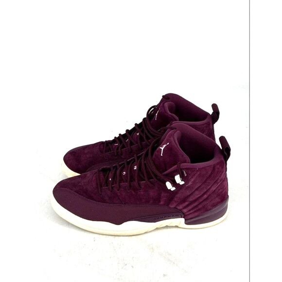 Nike Air Jordan 12 Retro Bordeaux Burgundy Suede 2017 Men\'s Size 13